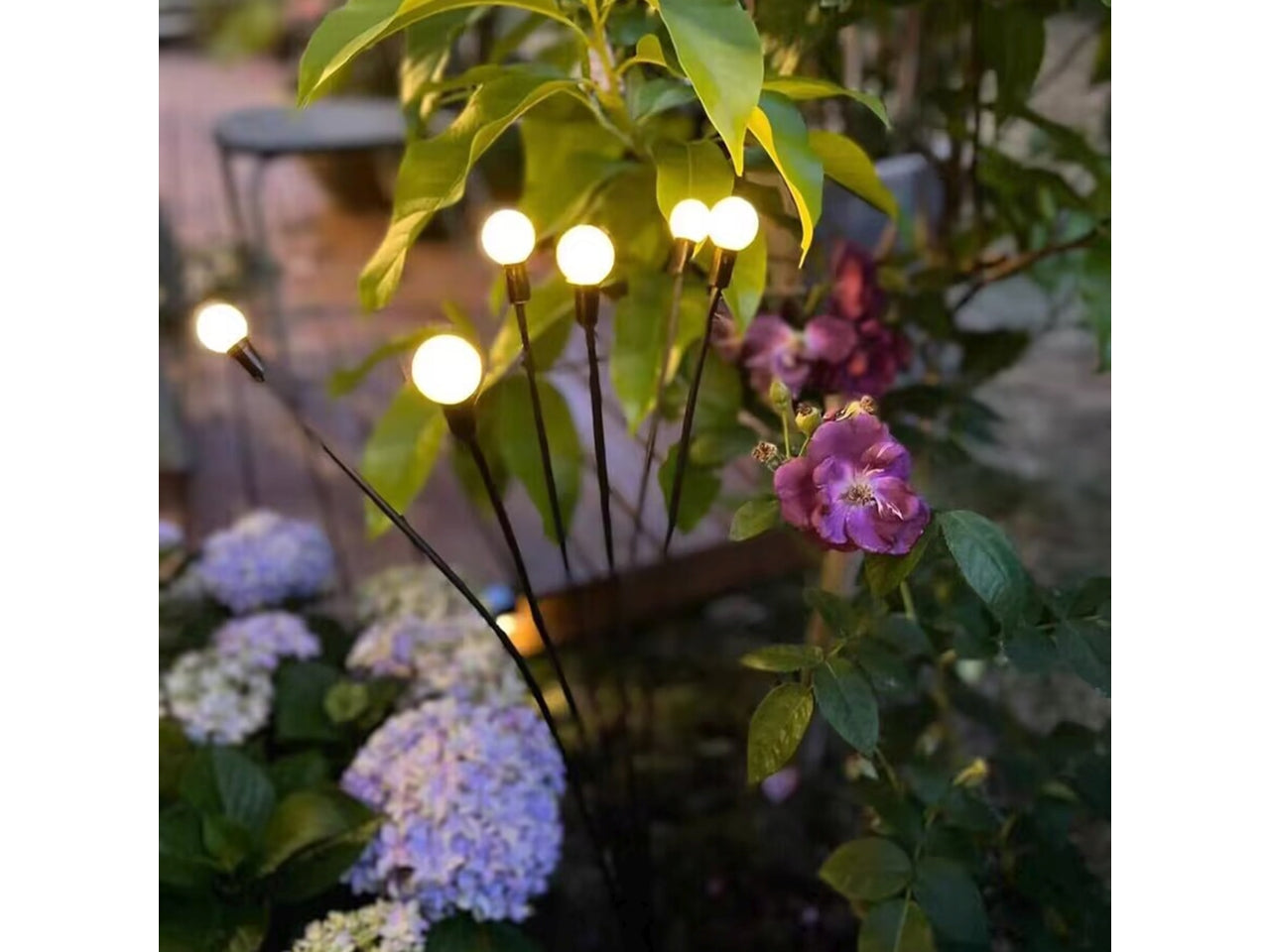 Piantana solare in plastica h.70cm