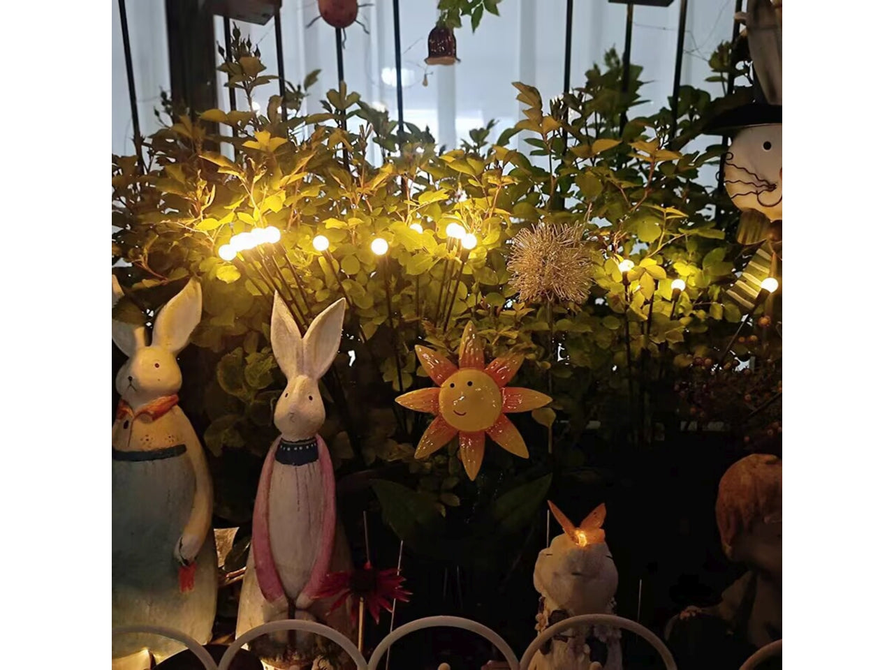 Piantana solare in plastica h.70cm