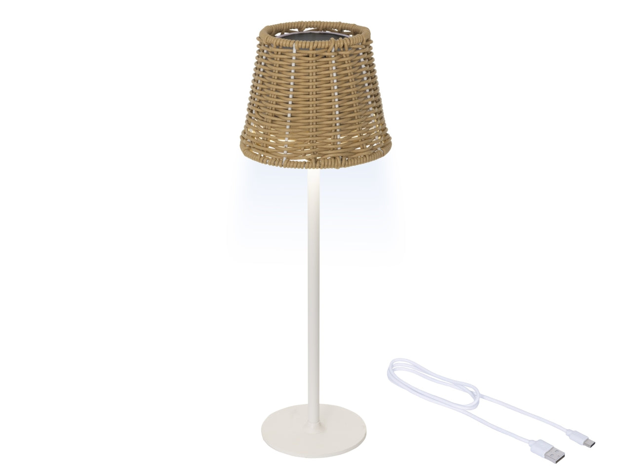 Lampada da tavolo solarebeige d.11xh.38.5cm