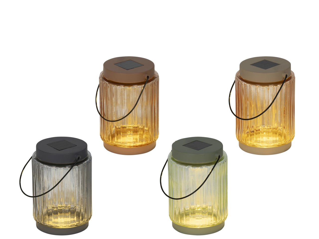 Barattolo ricar. solare 4assortiti d.8.5xh.12cm