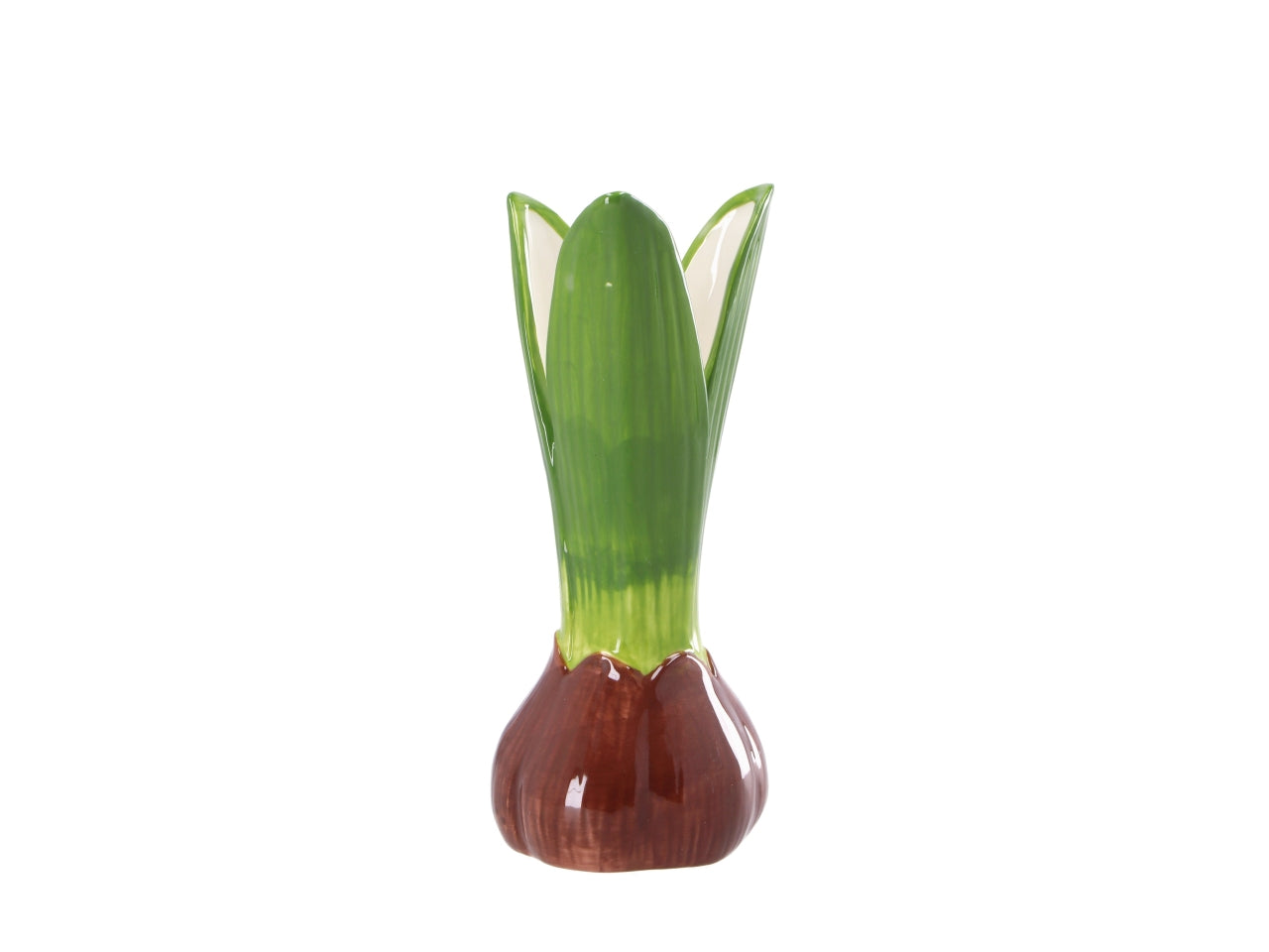 Vaso portafiori bulbo in porcellana d.9xh20cm