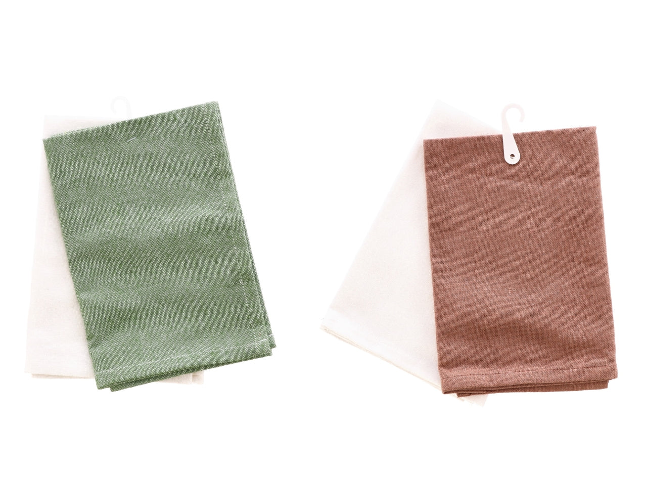 Schell set 2 tovaglioli 40x40cm in 2 varianti di colore