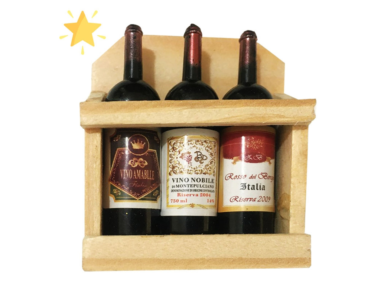 Magnete cassa vini 3 bottiglie