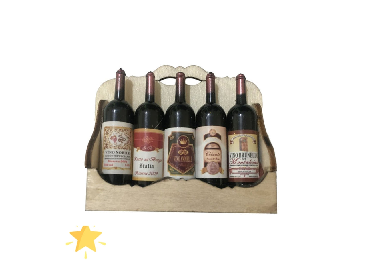 Magnete cassa vini 5 bottiglie