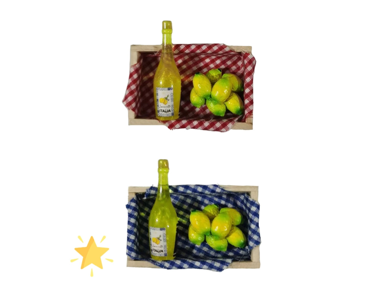 Magnete cassa limoncello in 2 assortimenti