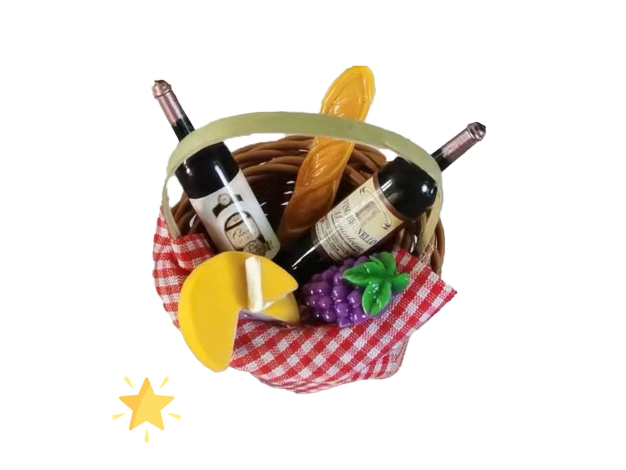 Magnete cestino vini toscana