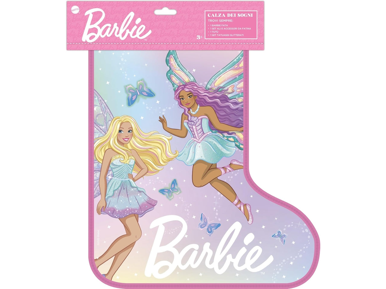Calza Barbie Xmas Sock $