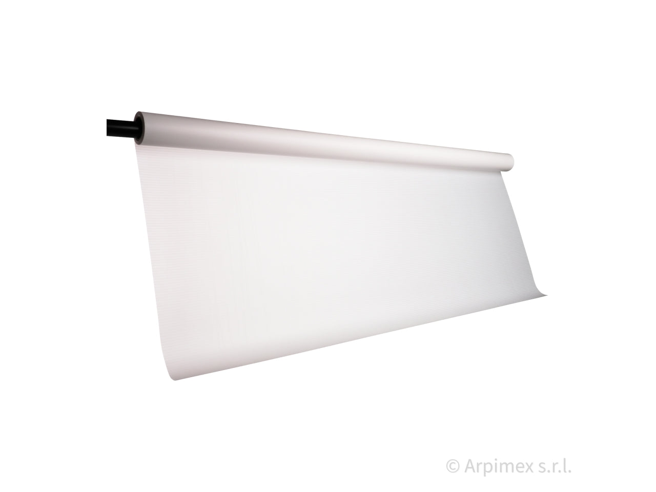 Bobina carta strie' 1x20mt bianco