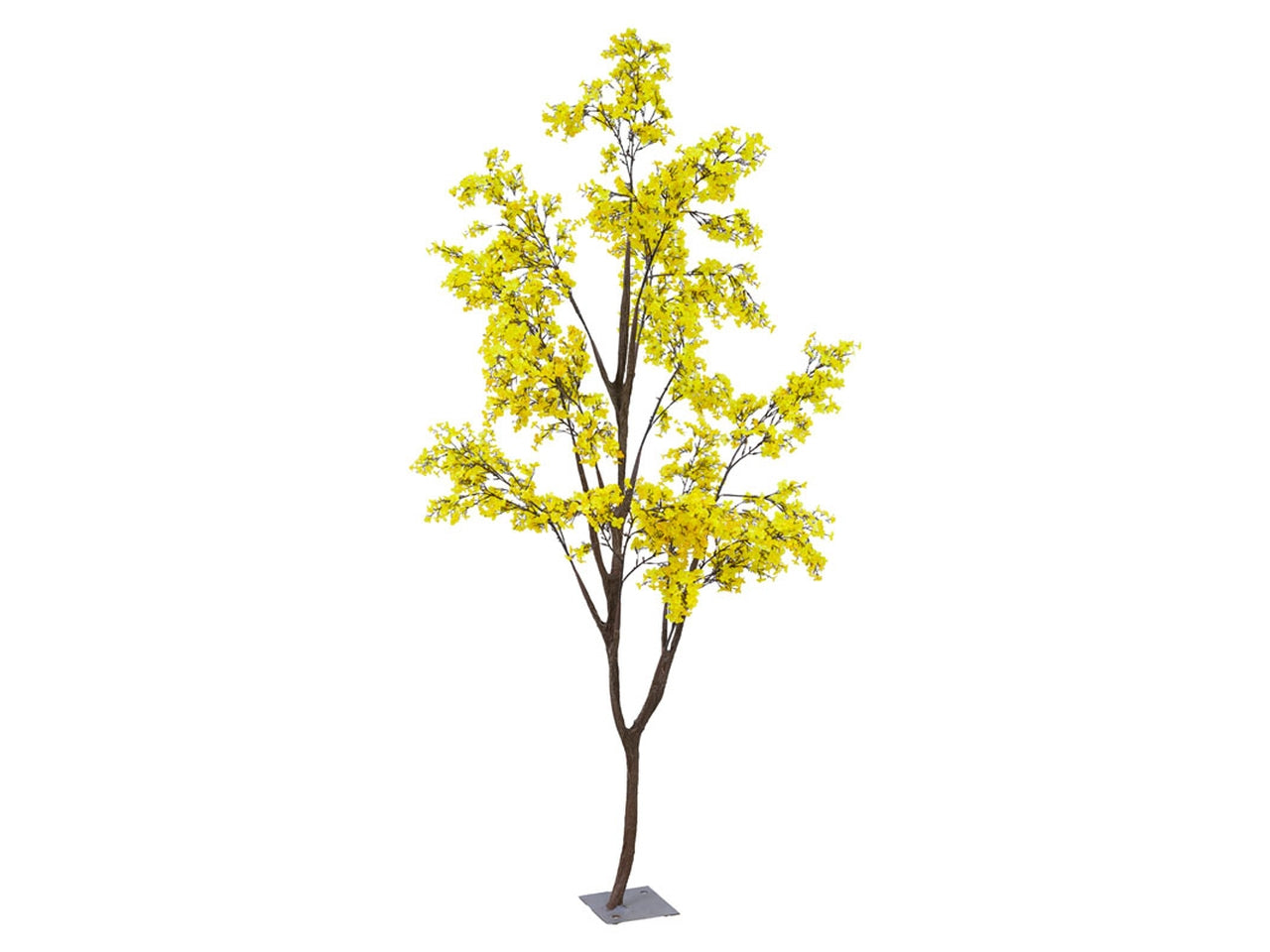 Albero h.200cm con fiori gialli