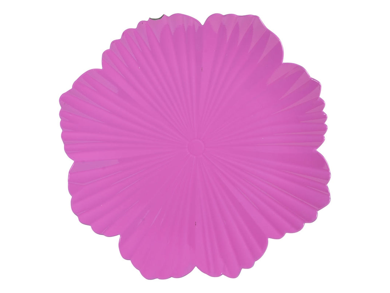 Sottopiatto foglia 33cm fucsia