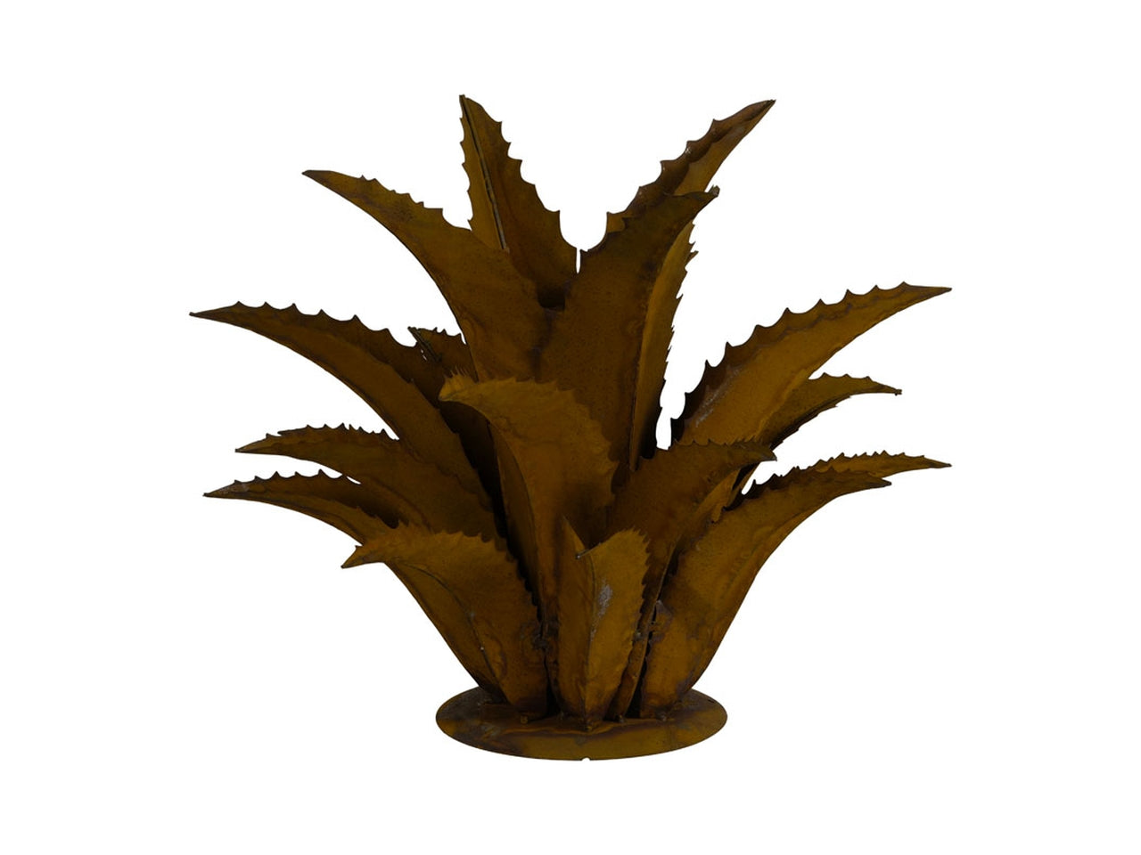 Pianta di aloe in metallo d.44x39cm