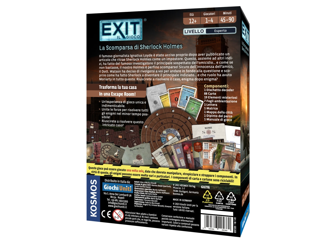 Gioco Exit la scomparsa di sherlock holmes