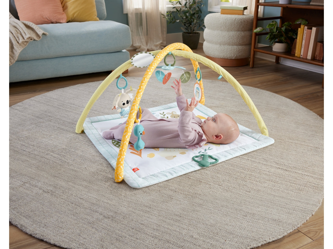 Fisher Price Simply Senses tappetino attivita' per neonati e giochi sensoriali