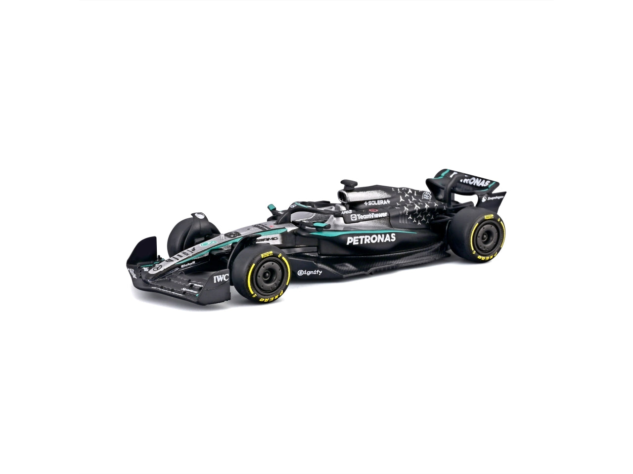 Auto F1 Ferrari W16 Mercedes-Amg 2025 George Russell scala 1:64