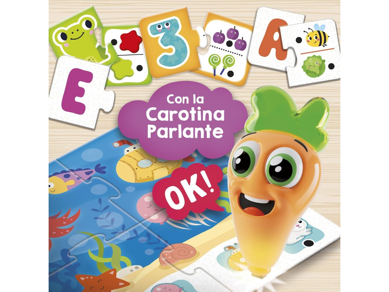 Carotina baby penna parlante 20 giochi educativi