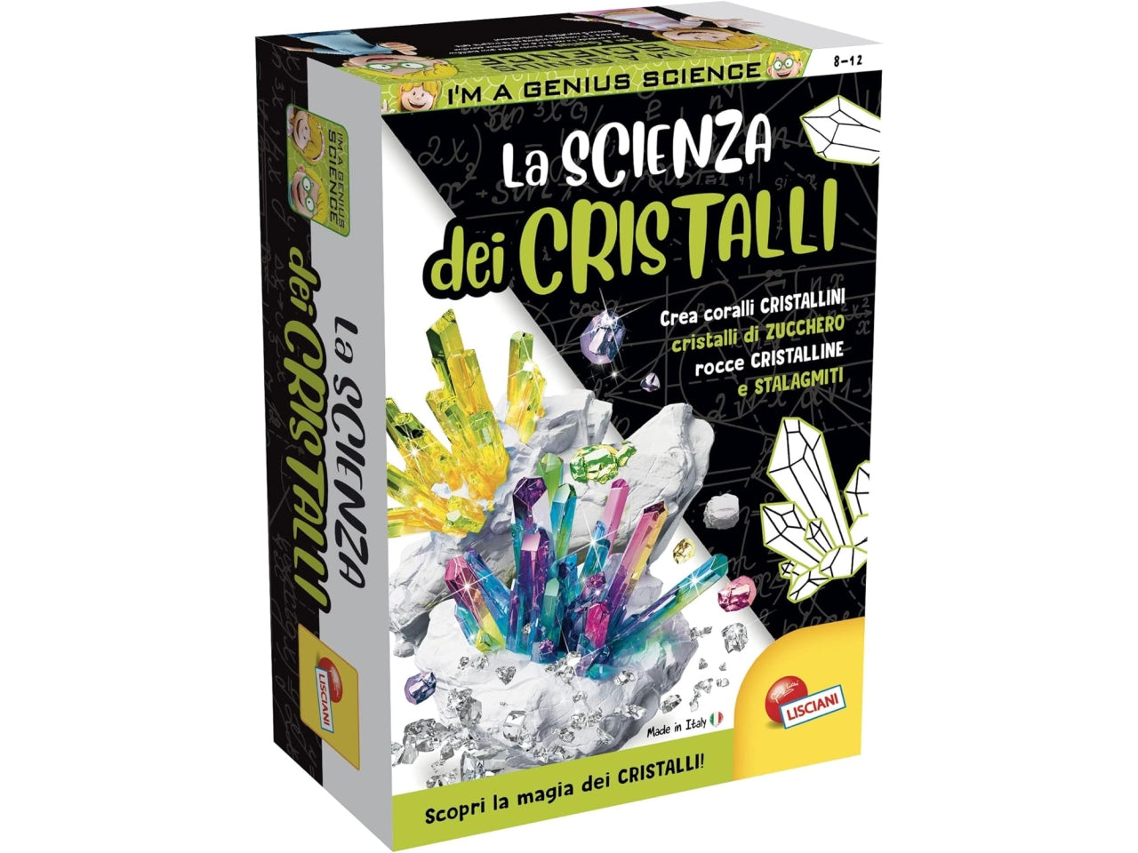 I'm a genius scienza pocket la scienza dei cristalli