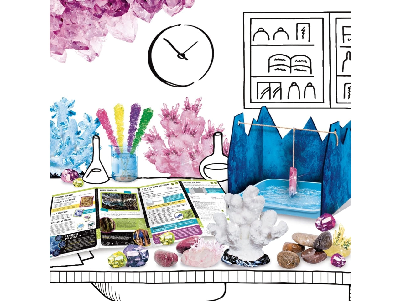I'm a genius scienza pocket la scienza dei cristalli