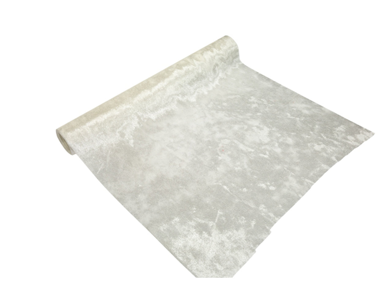 Runner in velluto 28cmx3mt panna