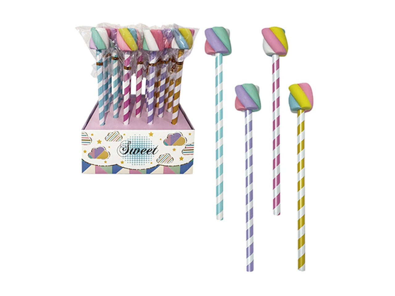 Matita con marshmallow