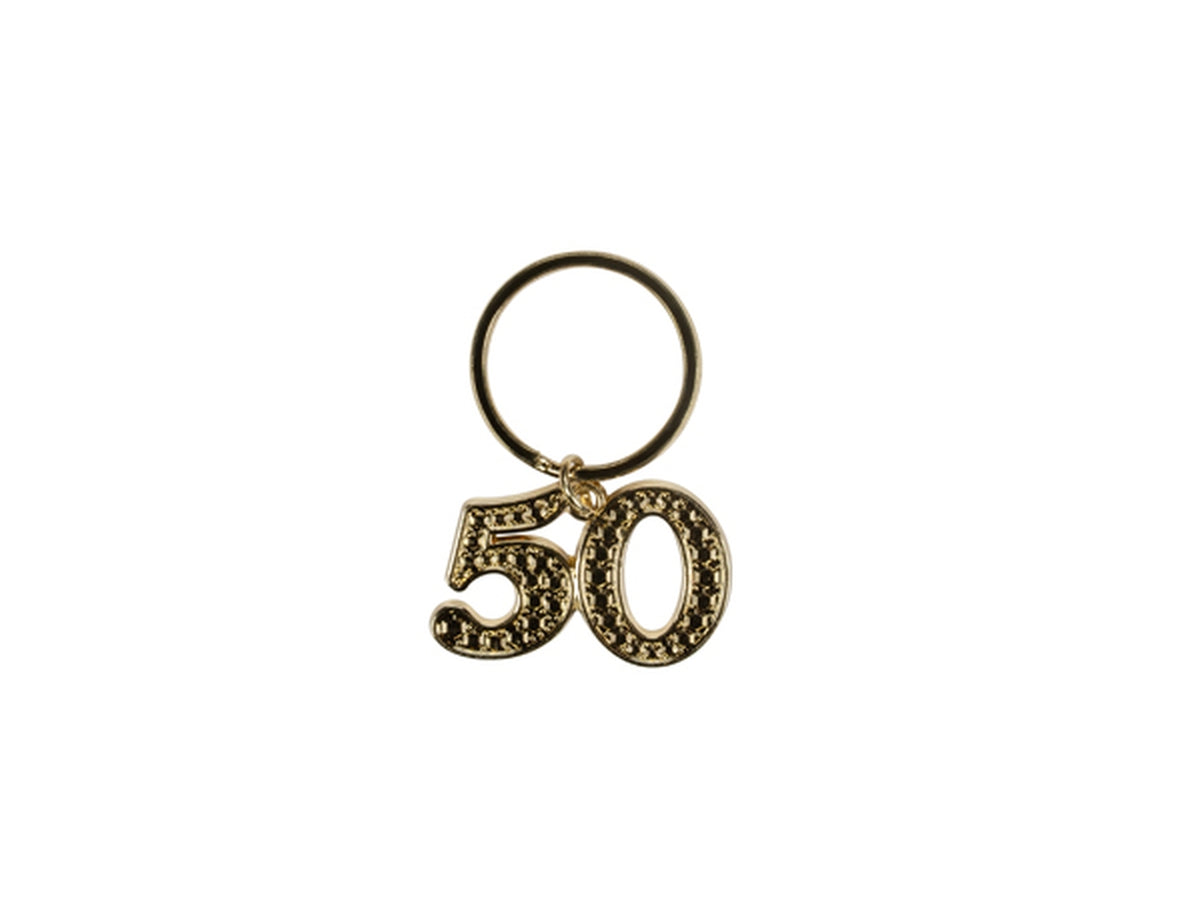 Portachiavi 50 anni oro