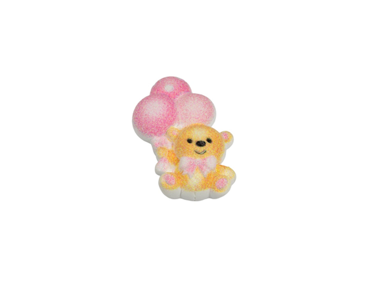 Gessetto orso con palloncino rosa