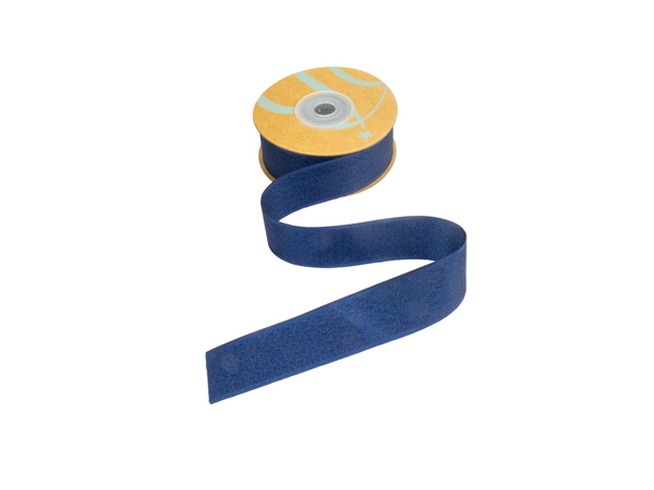 Nastro seta moon 25mmx15mt blu'