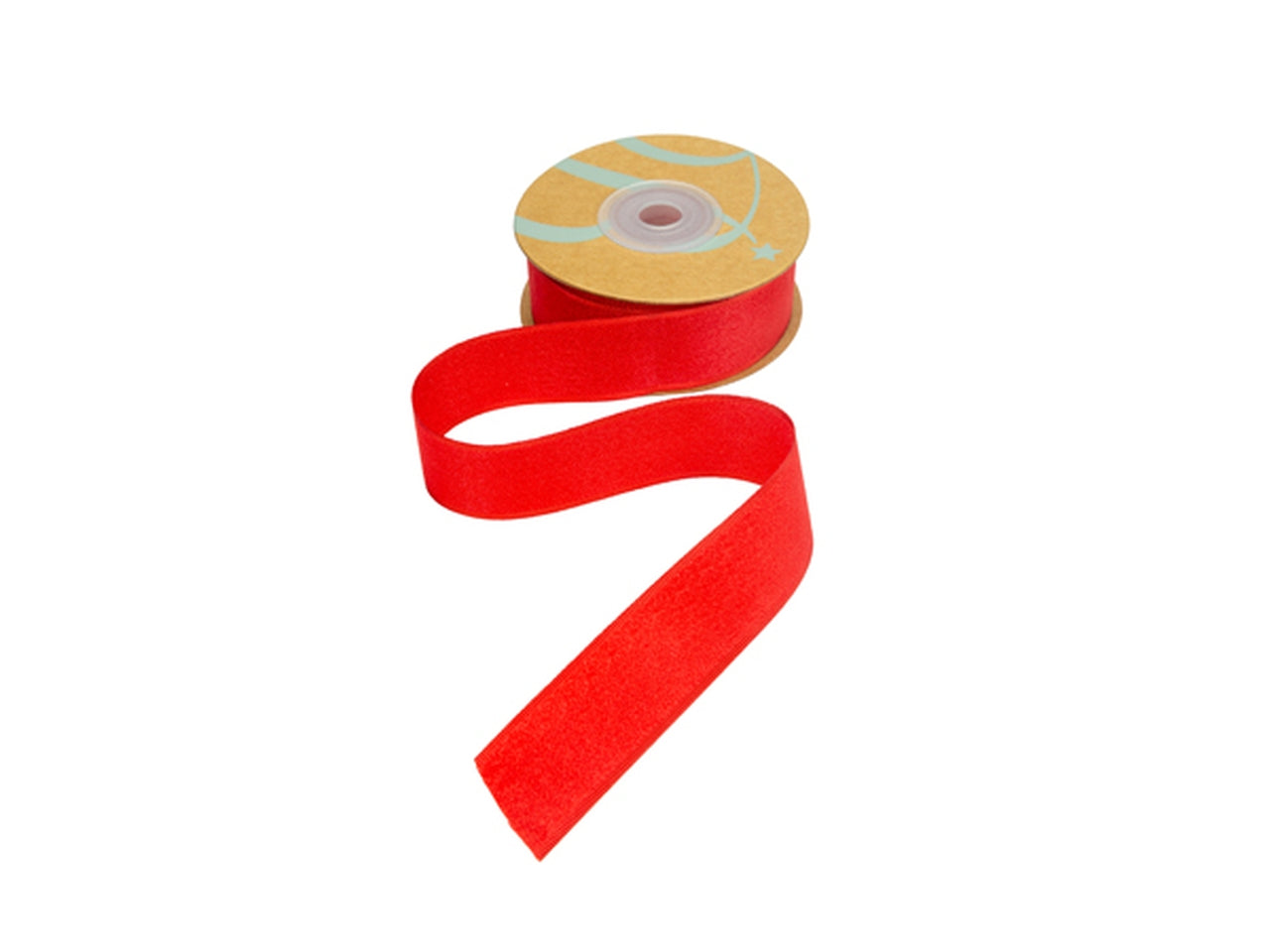 Nastro seta moon 25mmx15mt rosso