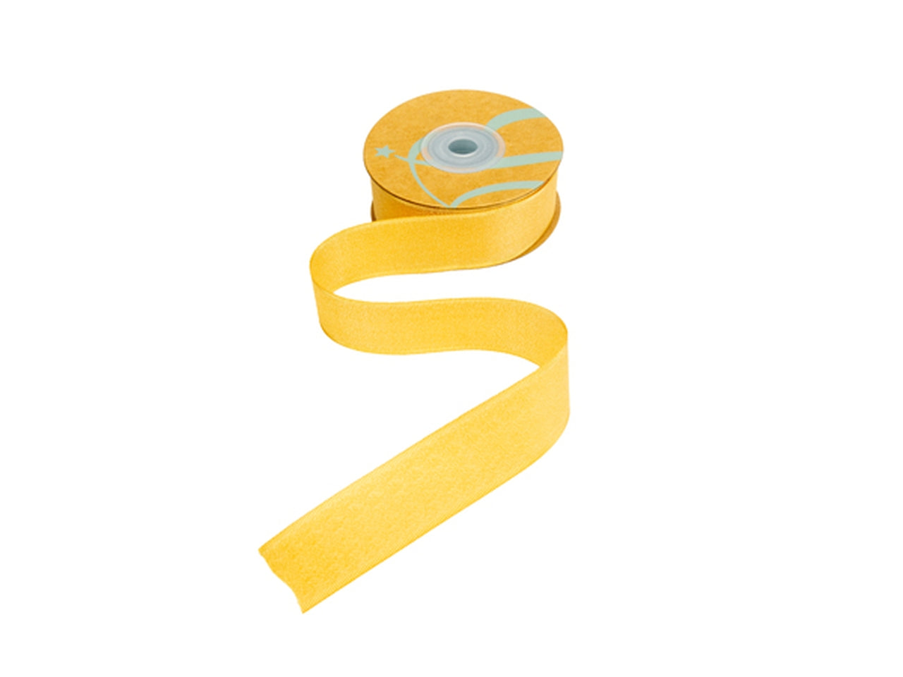 Nastro seta moon 25mmx15mt giallo oro