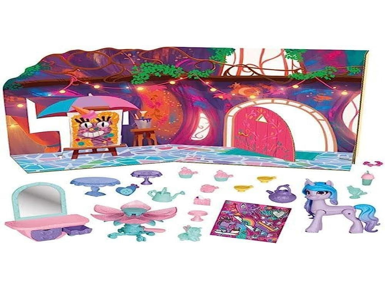 Little mini pony unicorn tea party