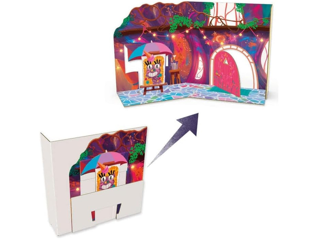 Little mini pony unicorn tea party