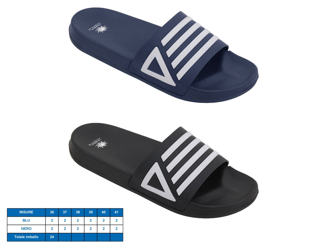 Ciabatta capo sant'elia tg36-41 2 assortiti