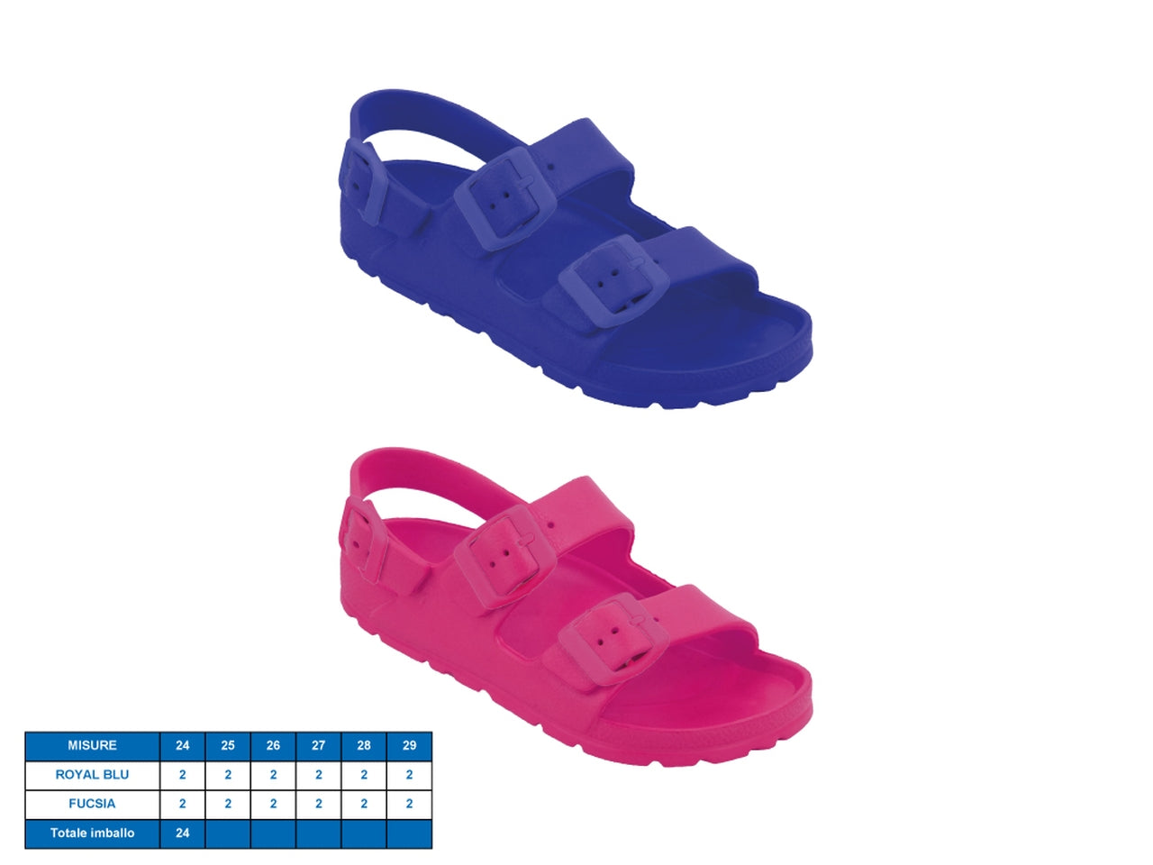 Sandalo bimbi new orleans tg24-29 2 assortiti