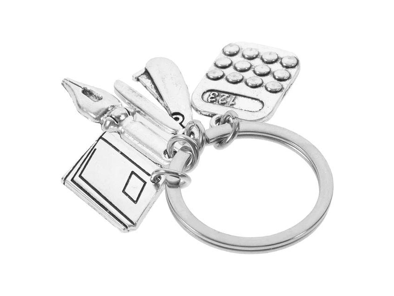 Portachiavi laurea facolta' umanistiche in metallo