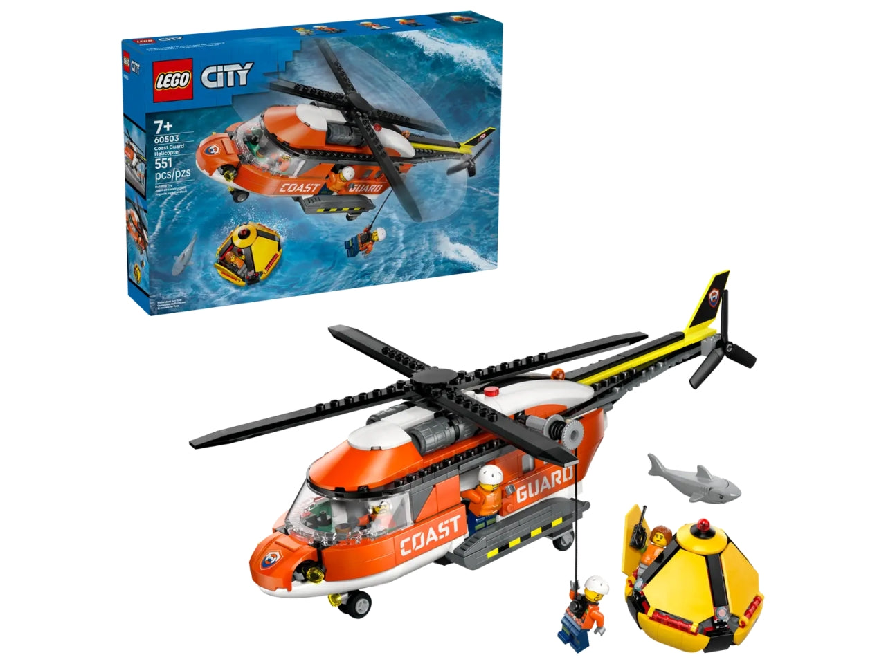 Lego City Exploration Elicottero della Guardia Costiera