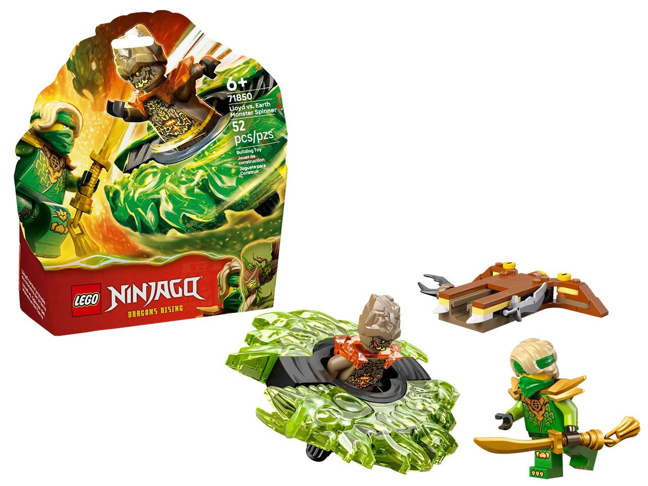 Lego Ninjago Lloyd contro Spinner Mostro della Terra