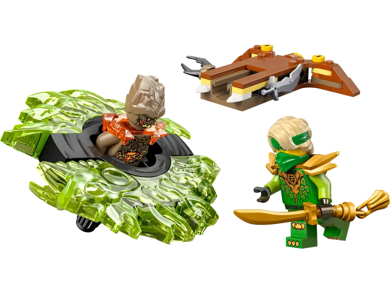 Lego Ninjago Lloyd contro Spinner Mostro della Terra