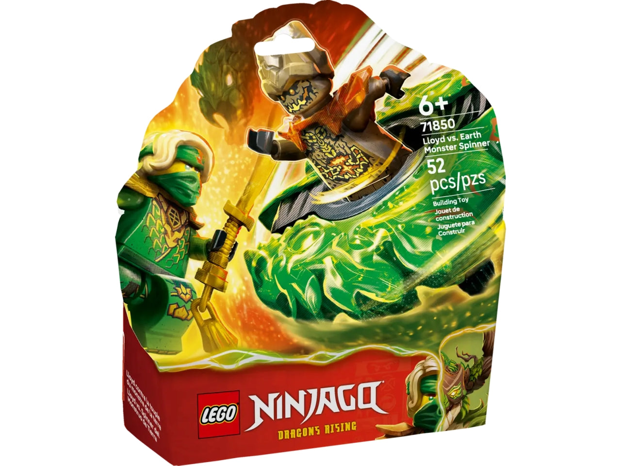 Lego Ninjago Lloyd contro Spinner Mostro della Terra