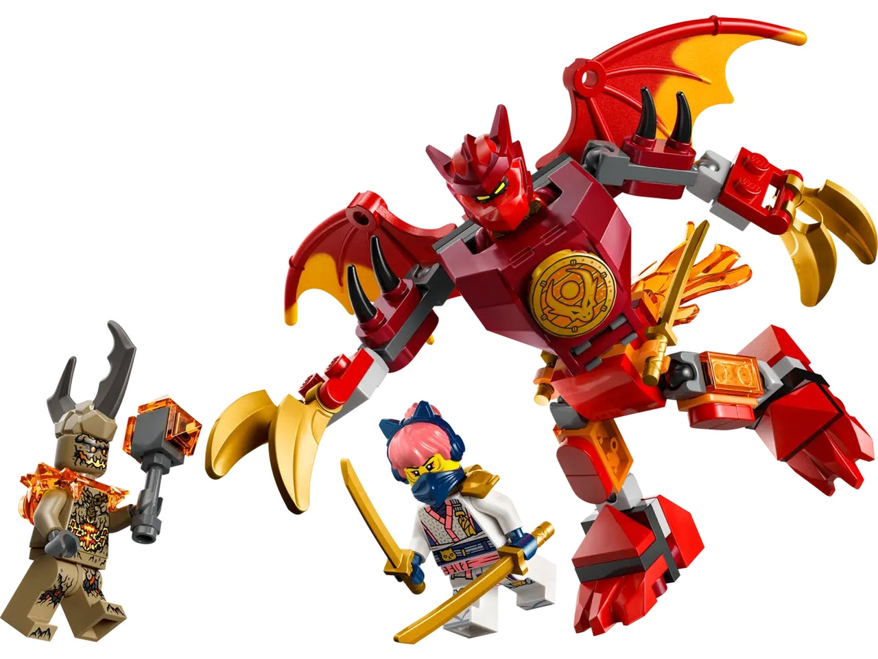 Lego Ninjago Battle Pack Mech Drago di Kai