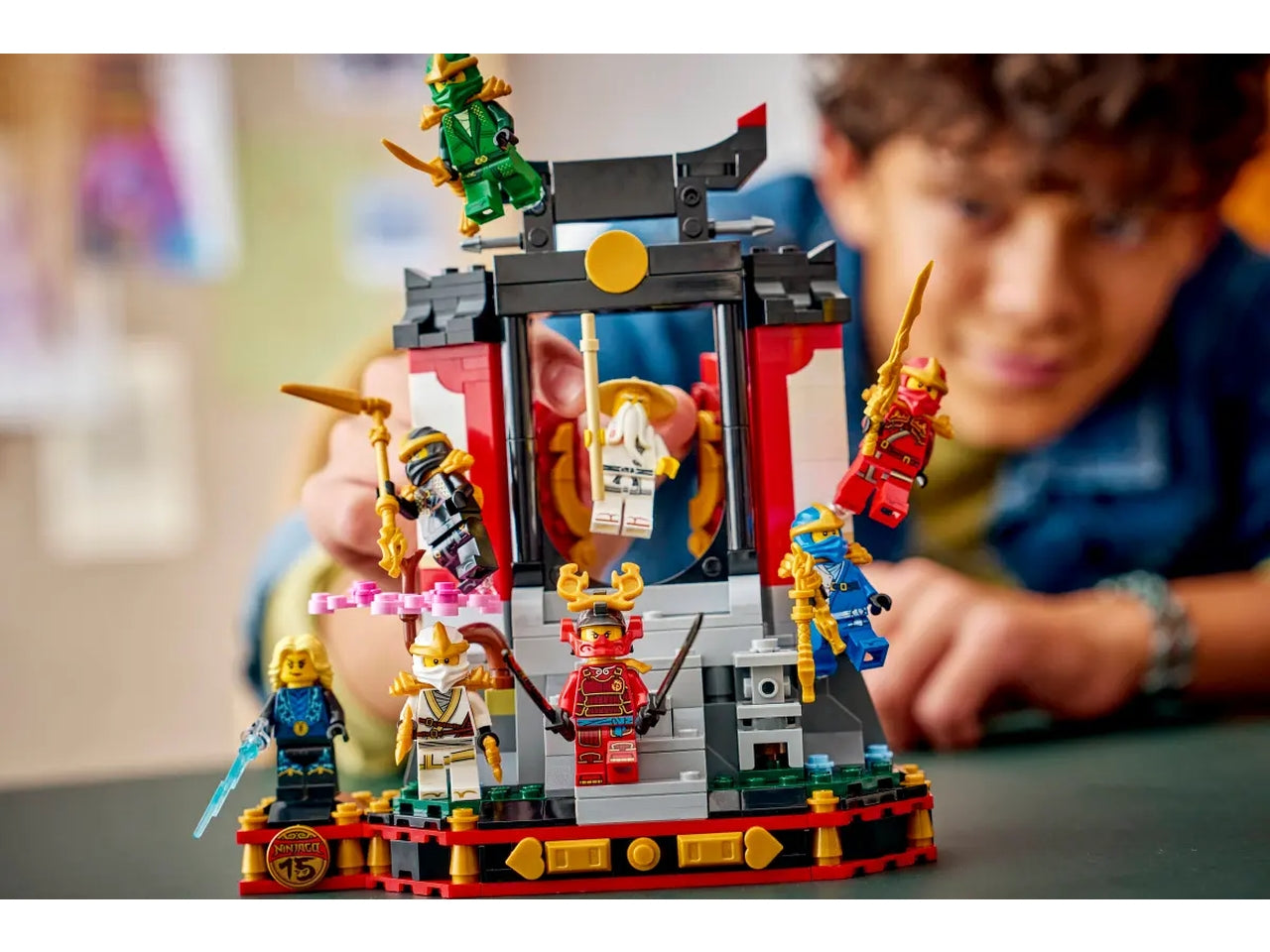 Lego Ninjago Display personaggi Ninja # 15° anniversario