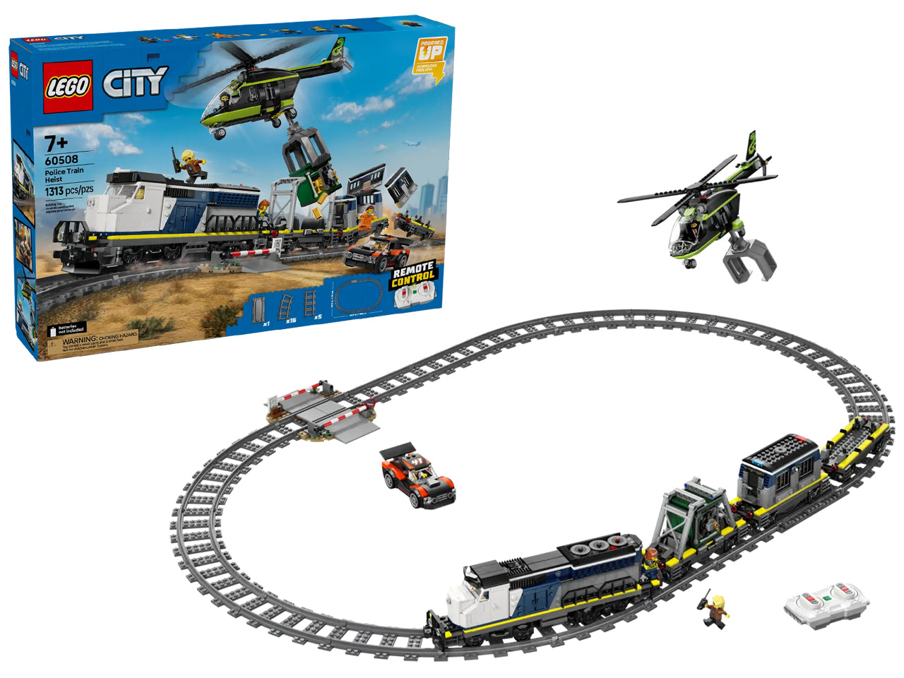 Lego City Trains Rapina al treno della polizia