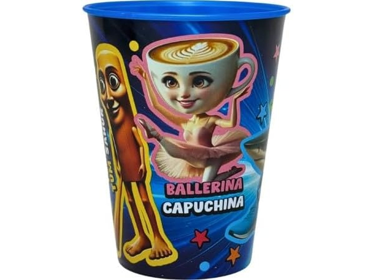 Brainrot bicchiere in plastica 260ml