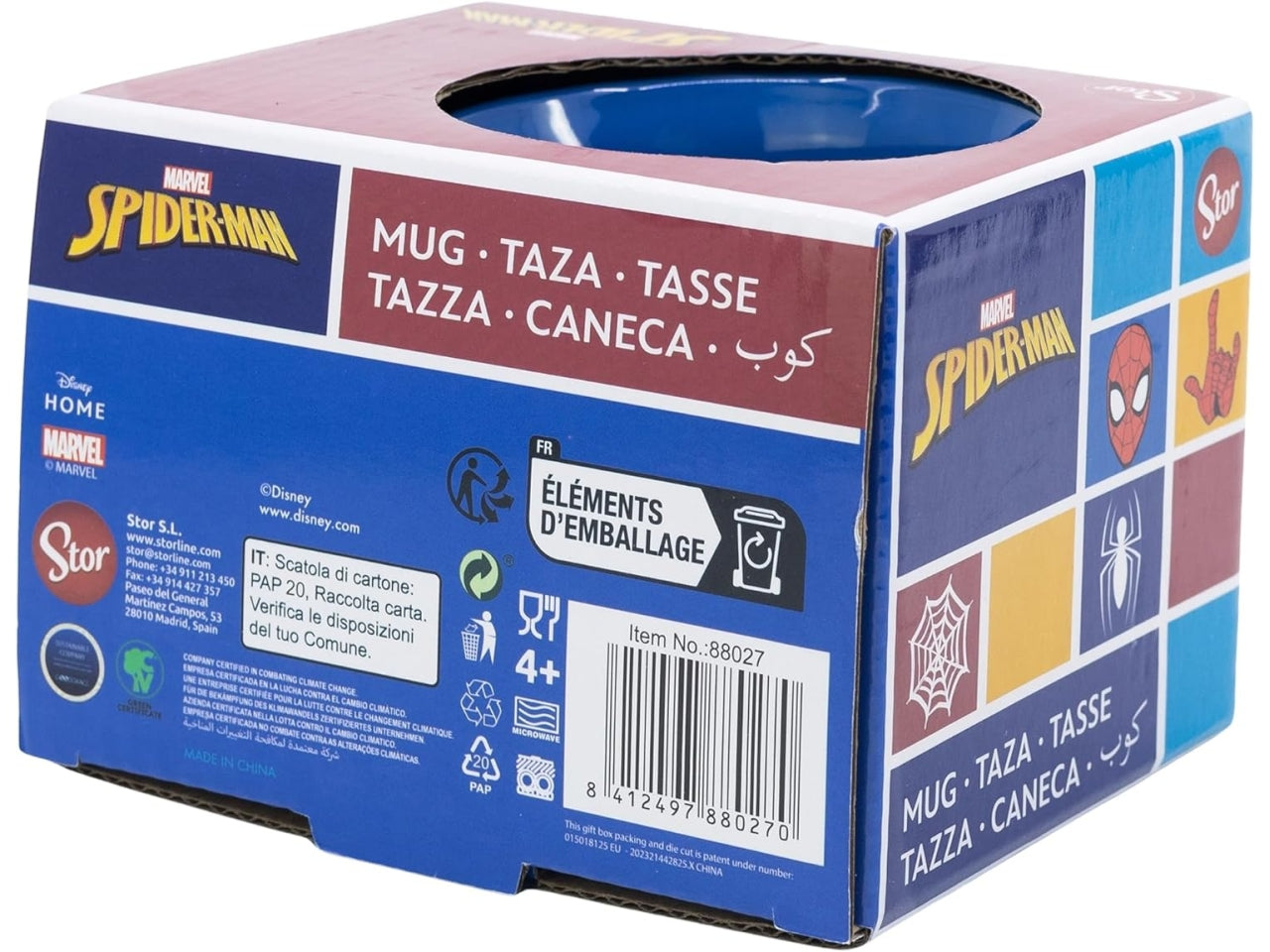 Spiderman tazza in ceramica 350ml