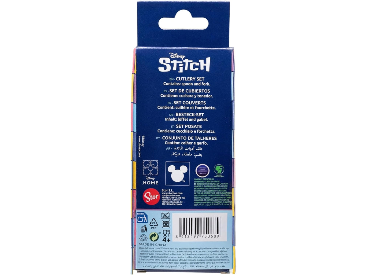 Stitch set 2 posate in acciaio