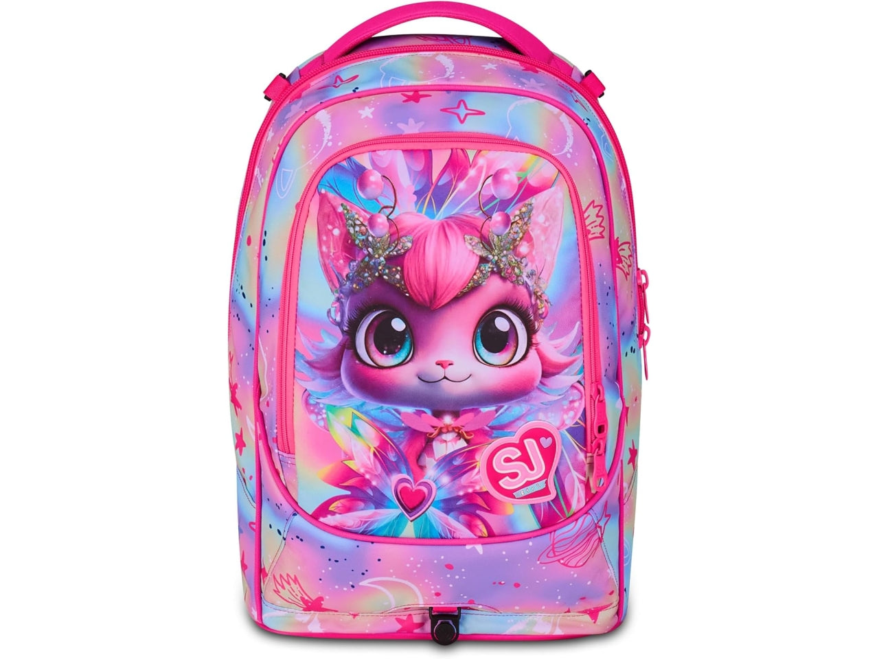 Zaino sj gang trolley jack-3 ruote cat led, con zaino sganciabile