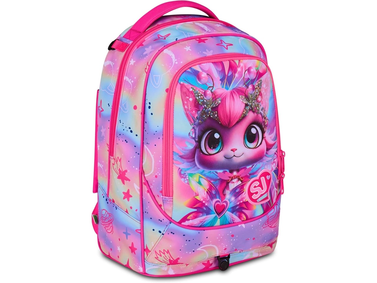 Zaino sj gang trolley jack-3 ruote cat led, con zaino sganciabile