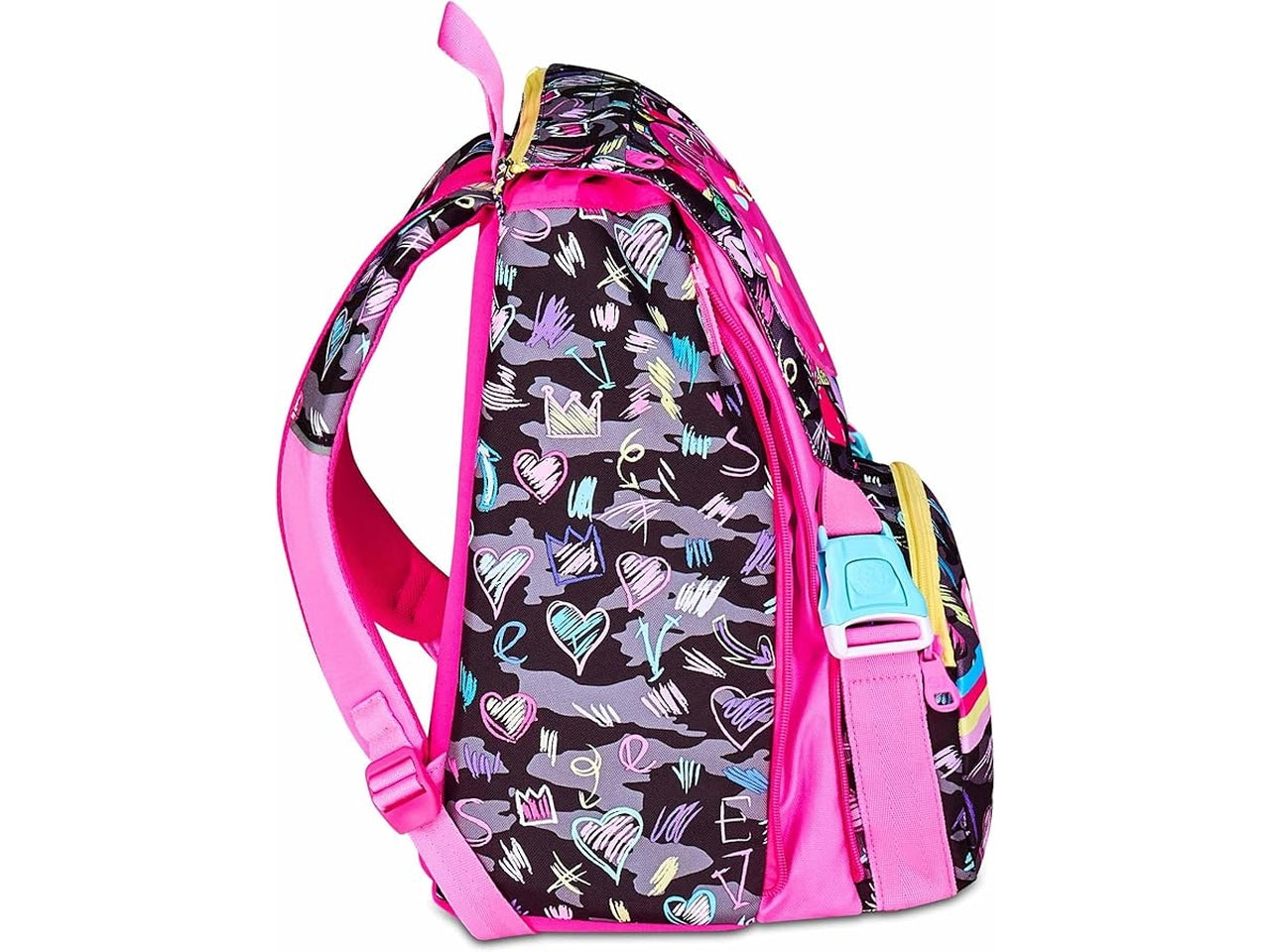 Zaino scuola sj gang sdoppiabile big game-led girl