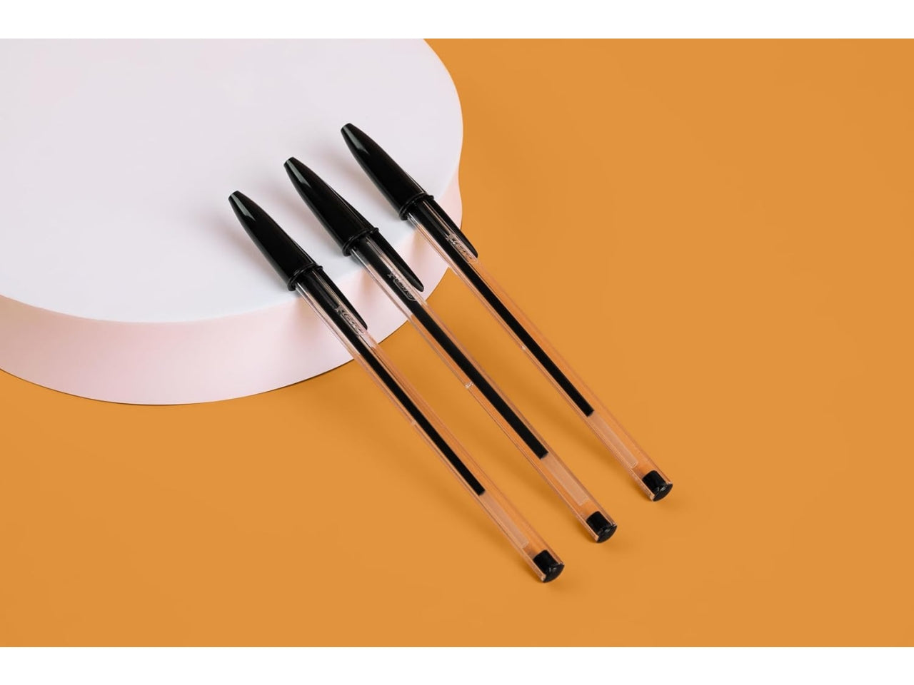 Penna cristal med in box da 10 pezzi nera