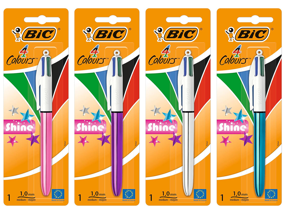 Penna Bic Shine 4 colori
