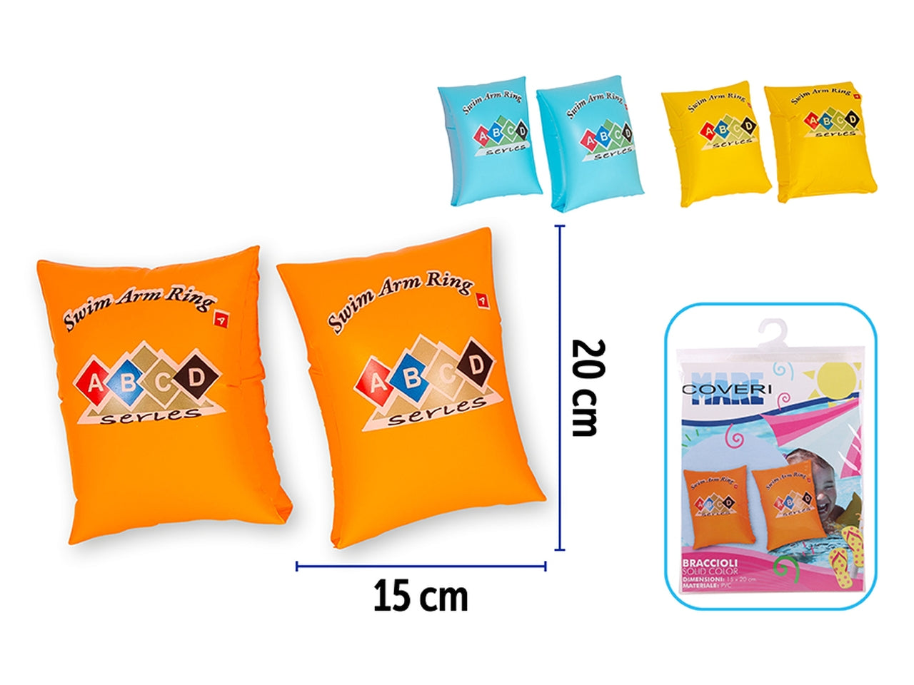 Braccioli gonfiabili 3 assortiti