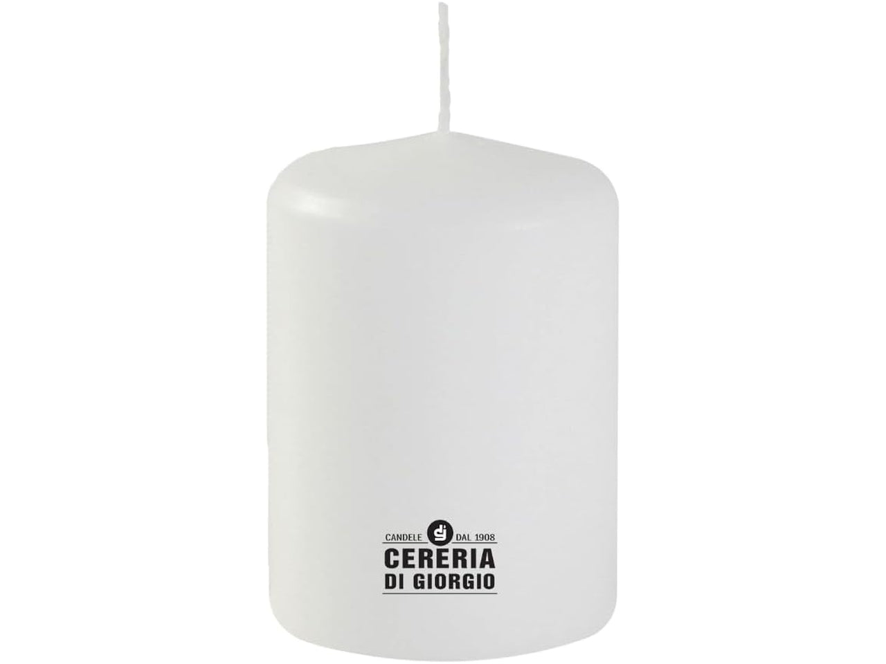 Candela moccolo 7x10cm, durata 55ore bianco